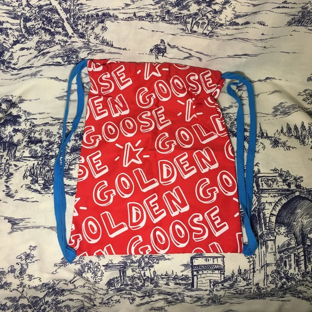 Golden Goose Drawstring Dustbag Mini Kids dust back bag 11” x 9”